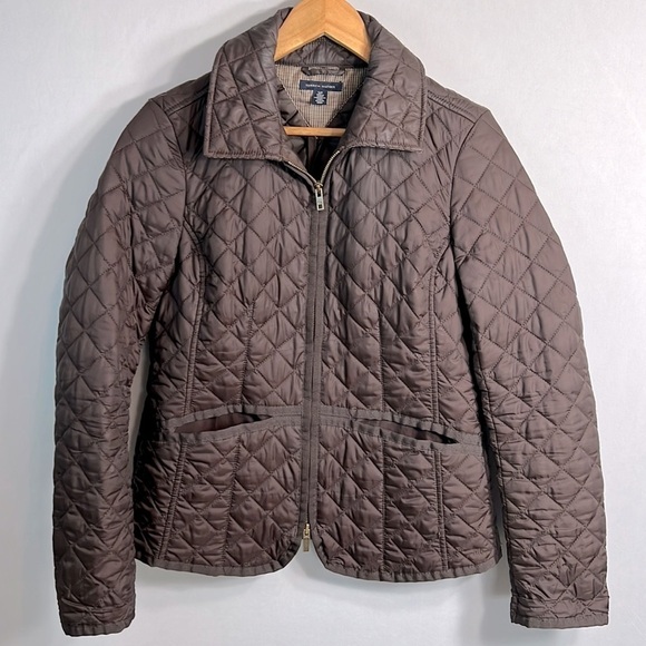 Tommy Hilfiger Brown Quilted Jacket size S/P - Picture 1 of 7